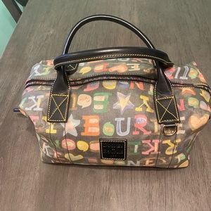 Dooney & Bourke hand bag multiple colored